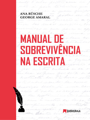 cover image of MANUAL DE SOBREVIVÊNCIA NA ESCRITA